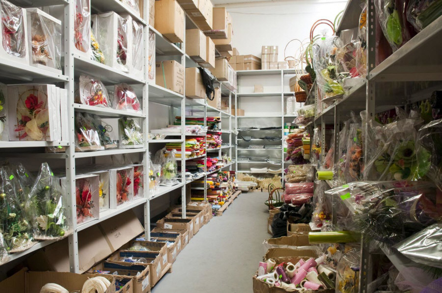 KROKUS velkoobchod dárkových předmětů dekorací, řezaných umělých květin, stuh, květinářství, Białystok 02